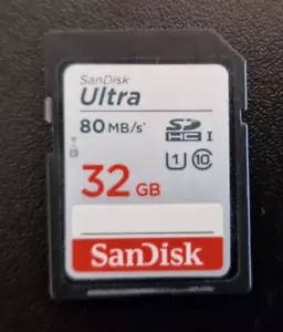 SanDisk Ultra 32GB 80MB/s SDHC Memory Card - Picture 1 of 1