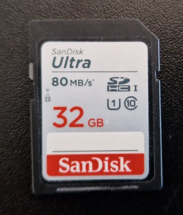 SanDisk Ultra 32GB 80MB/s SDHC Memory Card - Image 1 of 1