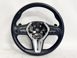 Volante Infiniti Q60 2017-2020 cuero negro con palancas de cambio OEM Q60S - Imagen 1 de 16