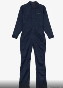 Women's NWT Patagonia Shop Coveralls Regular Size XL Navy Blue Roll Tab Hem - Picture 1 of 10