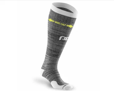 NWOT Pro Compression Wide Calf Marathon Heather Slate Knee Hi Compression Socks - Image 1 of 3