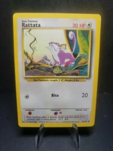 RATATTA - 61/102- BASE SET 1999 WOTC POKEMON UNLIMITED - HP #3 - Picture 1 of 2