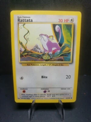 RATATTA - 61/102- BASE SET 1999 WOTC POKEMON UNLIMITED - HP #3 - Image 1 of 2