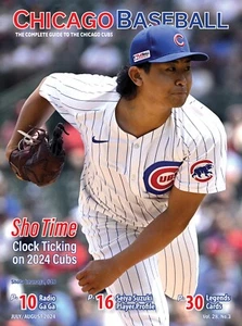 Chicago Cubs July-August 2024 Program/Scorecard Shota Imanaga Wrigley Field - Picture 1 of 1