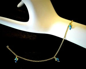  Kinderschmuck Armband  mit 3 Definen 333 Gold 17,5cm oder 15cm NEU Rundanker - Bild 1 von 5