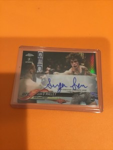 2018 Topps Chrome UFC Sean O’Malley Auto Autograph RC UFC Champ