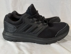 Adidas Cloudfoam Herren Größe 7 Galaxy 4M Laufschuhe einfarbig schwarz - Bild 1 von 7