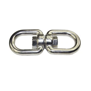 Wirbelschäkel Drehwirbel Auge /Auge, M10, Edelstahl, V4A, für Boxsack Aufhängung - Bild 1 von 2