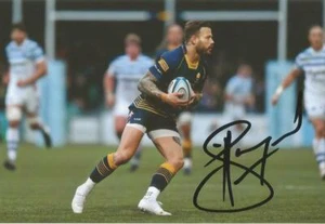 WORCESTER WARRIORS RUGBY UNION: FRANCOIS HOUGAARD SIGNED 6x4 ACTION PHOTO+COA - Picture 1 of 1