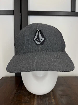 Volcom Hat Cap Fitted Adult Large Gray Stretch Polyester Blend Skater Beach - Image 1 of 4