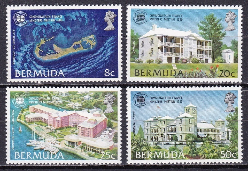 BERMUDA #402-405 MNH COMMONWEALTH FINANCE MINISTERS MEETING - Image 1 of 1