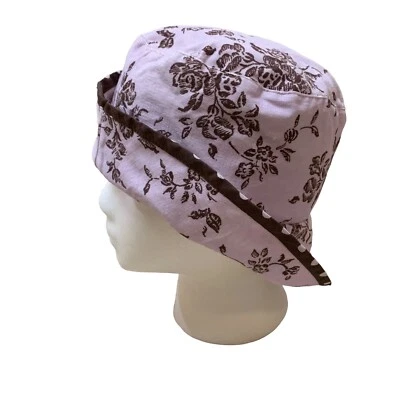 Baby Nay девочки ясельного возраста ведро шляпа вельвет цветочный широкие поля фиолетовый - Изображение 1 из 4