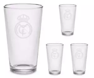 JUEGO Vasos de pub pintados personalizados del Real Madrid Vasos grabados - Imagen 1 de 1