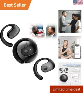Real-Time Translation Earbuds for 144 Languages - Waterproof, Bluetooth Enabled - Picture 1 of 9