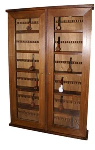 Pfeifenständer Vitrine 120 Plätze Regal Pfeifenablage Pfeifenkabine Schrank - Bild 1 von 7