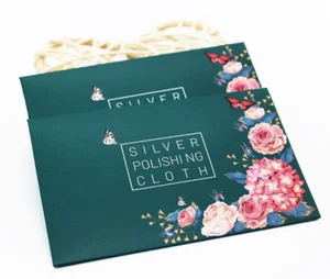 Silver Polishing Cloth Cleaning Jewellery - Anti-Tarnish Tool Cloth 10cm x 7cm - Picture 1 of 6
