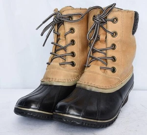BOTA PATO SOREL SLIMPACK II ENCAJE Talla 9.5 Impermeable Cuero Caza Deportes - Imagen 1 de 9