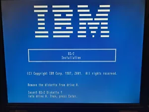 IBM OS/2 Warp Version 4.52 3.5" 1.44MB Floppy Disk Command Line Media CLI OS2 - Picture 1 of 8