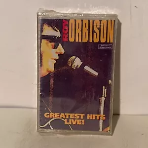 Roy Orbison Greatest Hits Live ©1993 SEALED *BUY 2 GET 1 FREE CASSETTE TAPES* - Picture 1 of 4