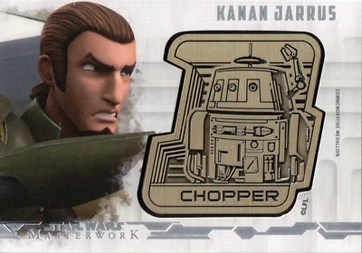 Star Wars Masterworks 2017, Droid Medallion Card ‘Kansan Jarrus’ #12/25 - Image 1 of 2