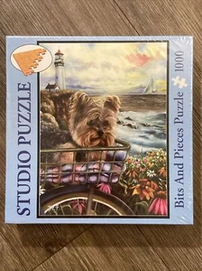 Brooke Faulder MORNING RIDE Bits and Pieces Studio Puzzle 1000 New #47004 Dog - Picture 1 of 8