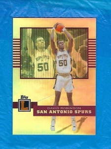 DAVID ROBINSON 2007-08 TOPPS LETTERMAN REFRACTOR #39/99 SAN ANTONIO SPURS HOF - Picture 1 of 2