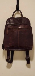 ZAINO JACK GEORGES VERA PELLE VOYAGER MARRONE BELLO!!! - Foto 1 di 19