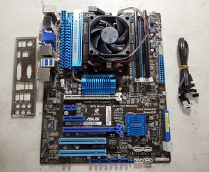 Asus M4A89GTD PRO Motherboard w/AMD Phenom II x4 955, 4GB RAM, IO Shield #0022 - Picture 1 of 9