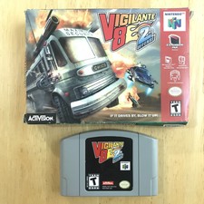 Vigilante 8 2nd Offense Nintendo 64 N64 Authentic Game & Box Tested