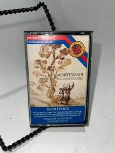 Monteverdi 18 Madrigals From The  Second Book Vocale Koln Vtg 1986 Cassette Tape - Picture 1 of 2