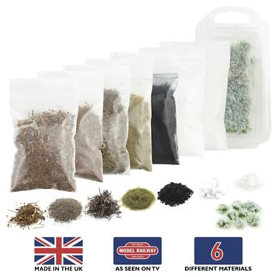 WWSCENICS Icy Winter Miniature Basing Kit – Wargame Terrain Model Scenery Diorama