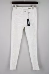 Diesel Dhary Super Slim-Skinny Stretch 084PG Jeans Damen W26/L32 Zerrissen Weiß - Bild 1 von 9
