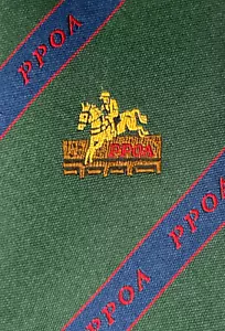 Equestrian tie PPOA Point to Point pony or horse jumping vintage 1980s sport - Picture 1 of 3