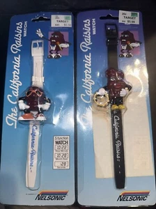 [Set of Two] Vintage California Raisin Watches (1988) New in Package - Nelsonic - Picture 1 of 6