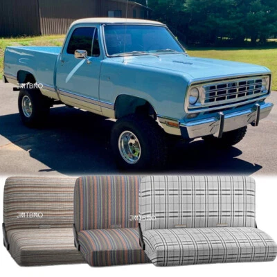 Cubierta de asiento completa para banco cabina auto camioneta Dodge W100 W150 W250 Foto 1 de 4