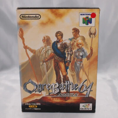 Ogre Battle 64 Nintendo 64 Japan Tested RetroGaming w/manual - Image 1 of 4