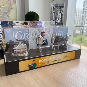 Rory McIlroy Golf Grand Slam Trophy With Display Case [Trophies Included] - Picture 1 of 1