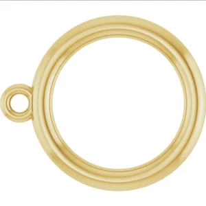10 mm OD 7,25 mm ID 14k Gelbgold 16ga KIPPRING Ende USA - Bild 1 von 3