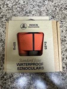 Nocs Provisions Standard Issue 8x25 Waterproof Binocular Poppy Orange - Picture 1 of 4