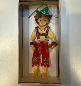 Kurt Adler Navidad Niño Suizo con Adorno de Galletas Nuevo en Caja - Imagen 1 de 8