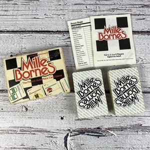 Mille Bornes The French Auto Race Card Game Parker Brothers Complete Set Vintage - Picture 1 of 4