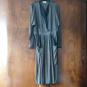 Janice Wainwright Vintage Dress Pure Silk Size 10 - Picture 1 of 10