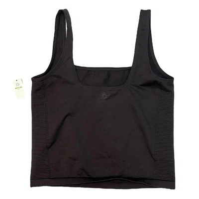 Camiseta sin mangas Offline By Aerie marrón cuello cuadrado para mujer mediana nueva con etiquetas ropa deportiva preppy Foto 1 de 4
