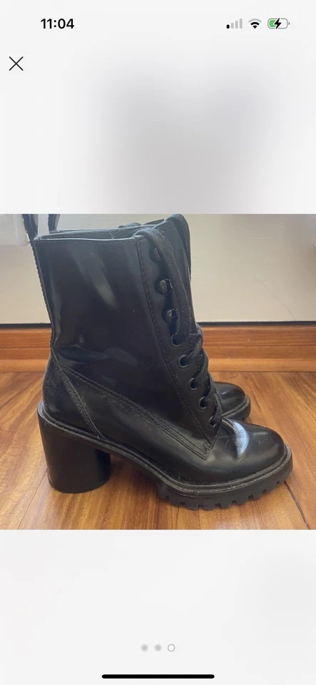 Marc Jacobs Ryder Black leather lace up ankle boots size 36 - Image 1 of 4