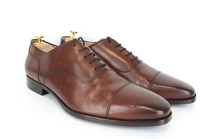 Suitsupply Herren Oxford Schuhe EU44.5/UK10.5 Schnürbar Braunes Leder Dresswear - Bild 1 von 17