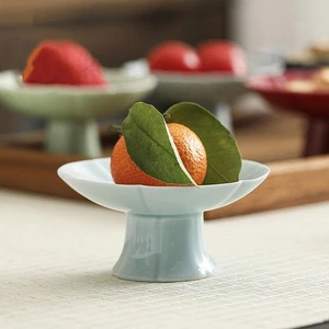 Fruit Plate Mini Dessert Display Stand Footed Pedestal Tray Snack Dish Cupcake - Picture 1 of 35