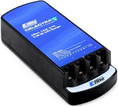 Eflite Celectra 4-Port 1S 3.7V 0.3A DC Li-Po Charger EFLC1004 - Image 1 of 2