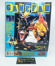 Vintage Gamfan Video Game Magazine Volume 4 Issue 5 Sega Legends Of Oasis Cover 
