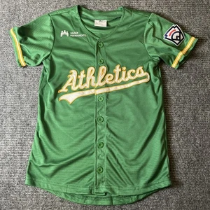 oakland athletics jersey Size Small Youth Home White Logo Baseball MLB - Picture 1 of 5