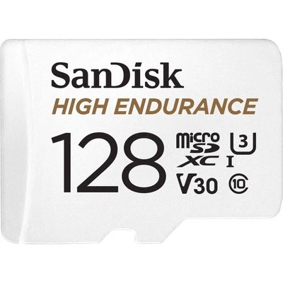 SanDisk High Endurance Monitoring microSDXC-Karte 128 GB Class 10, UHS-I, - Bild 1 von 3